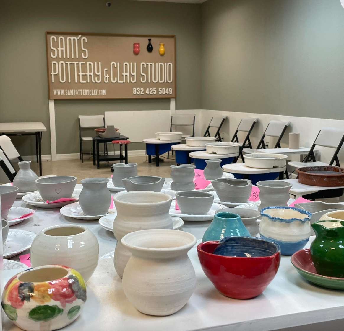 Sam's Pottery and Clay Studio, Bellville, Texas