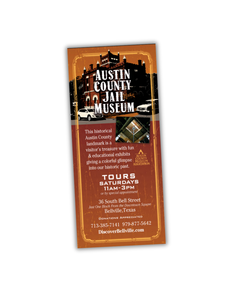 Austin County Jail Museum Rack Card